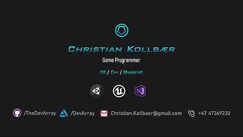 Gameplay Programmer Showreel - [Dev]