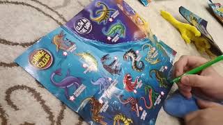 Новая коллекция морские динозавры! Распаковываем 6 пакетиков для детей