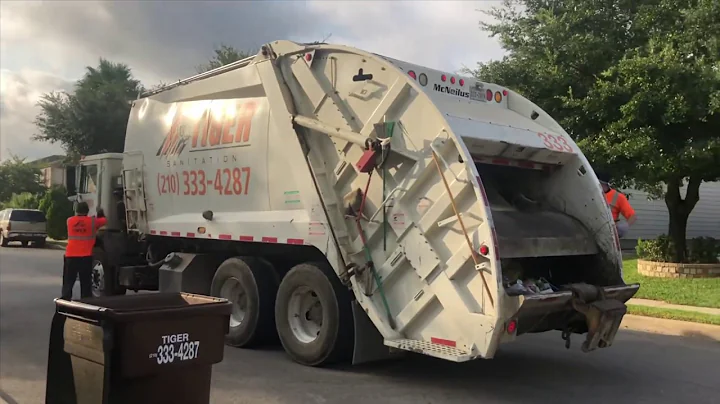 Tiger Sanitation Mack MRU McNeilus Rear Loader (Recycle&Trash)