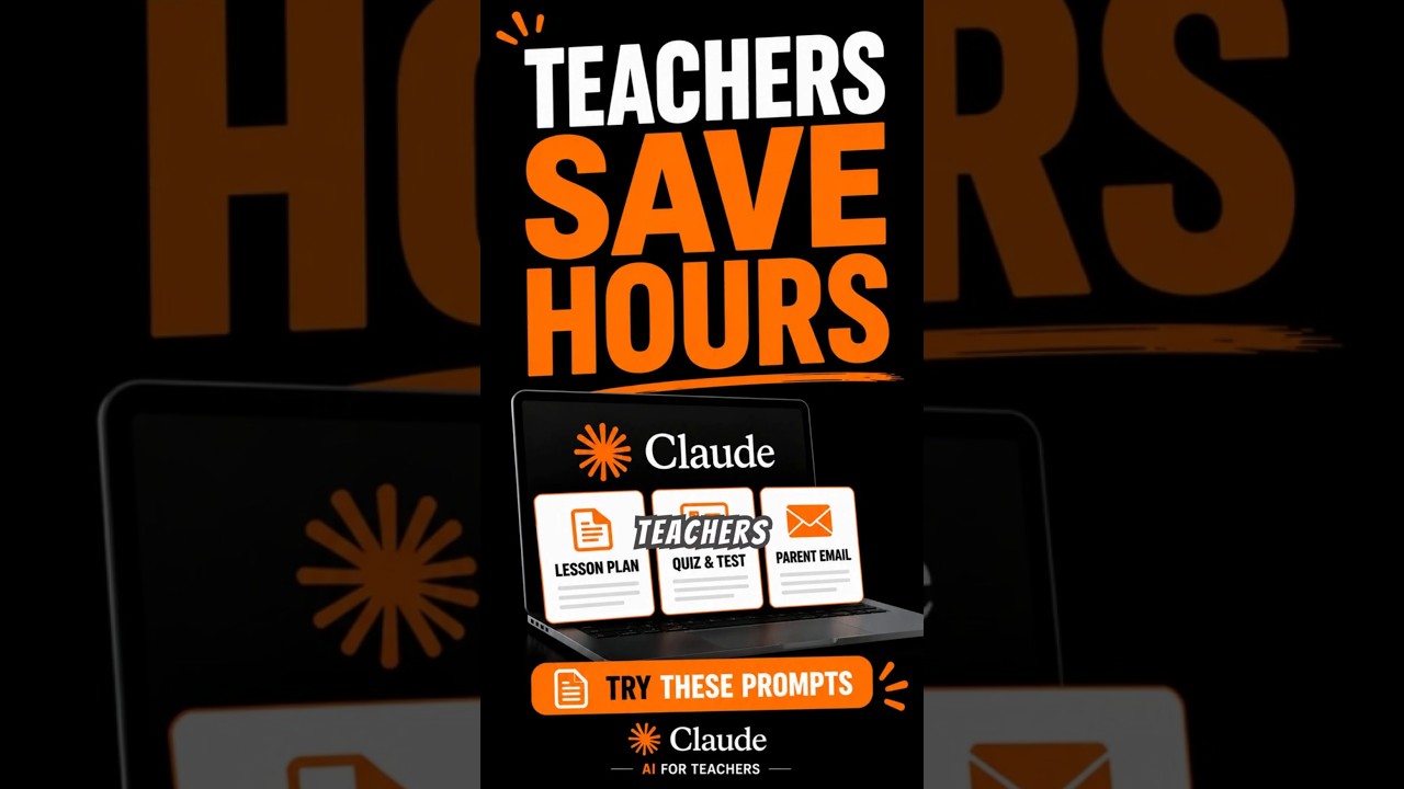 ⁣Claude for Teachers — Lesson Plans, Quizzes & More #claudeai