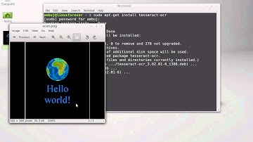 Tesseract-ocr : Image to Text Converter (OCR) For Linux Mint/Ubuntu