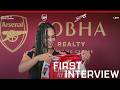 EXCLUSIVE | Lisa Baum's first Arsenal interview 🎙️