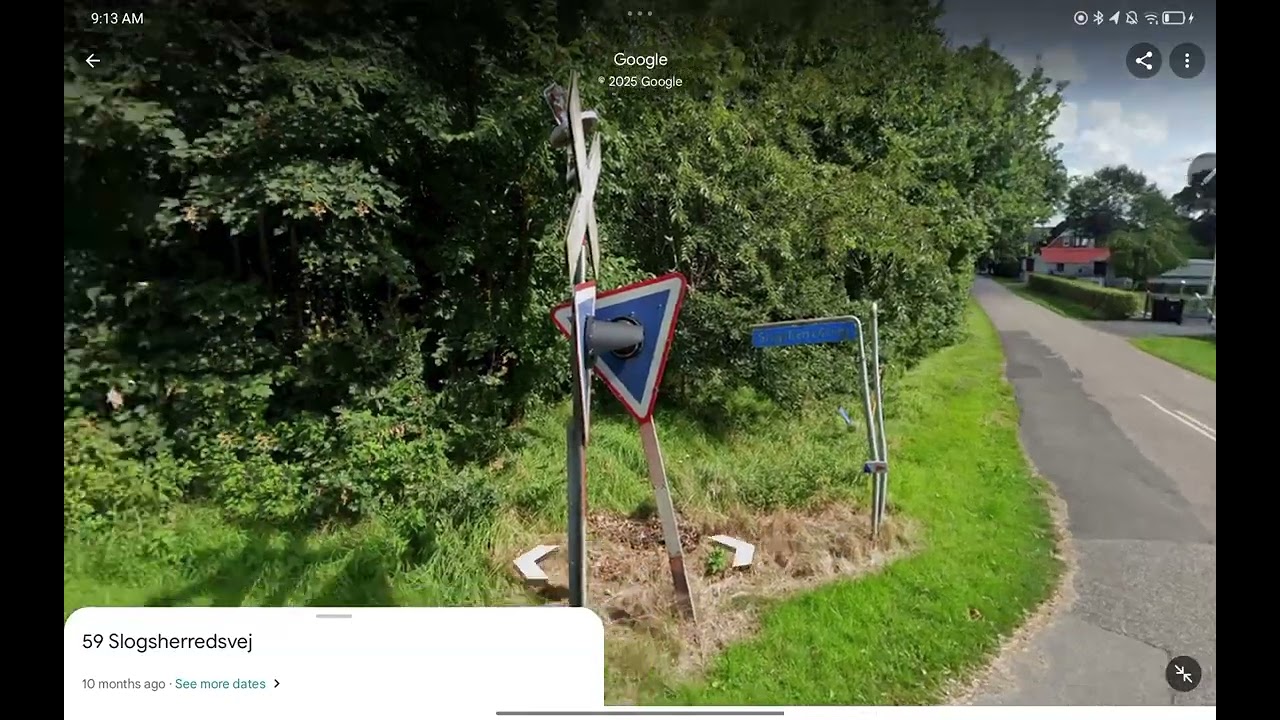 Abandoned Denmark railway crossing