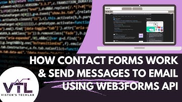 How Contact Forms Work & Send Messages to Email Using Web3Forms API | Demo & Explanation