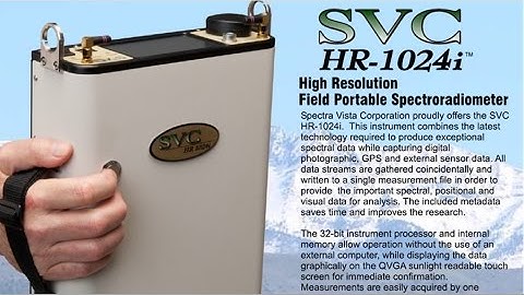 SVC Field Spectroradiometers