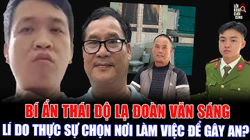 Gương Mặt Vô Cảm Của Đoàn Văn Sáng Trước Công An: Vì Sao Lại Gây Án Tại Chính Nơi Làm Việc?