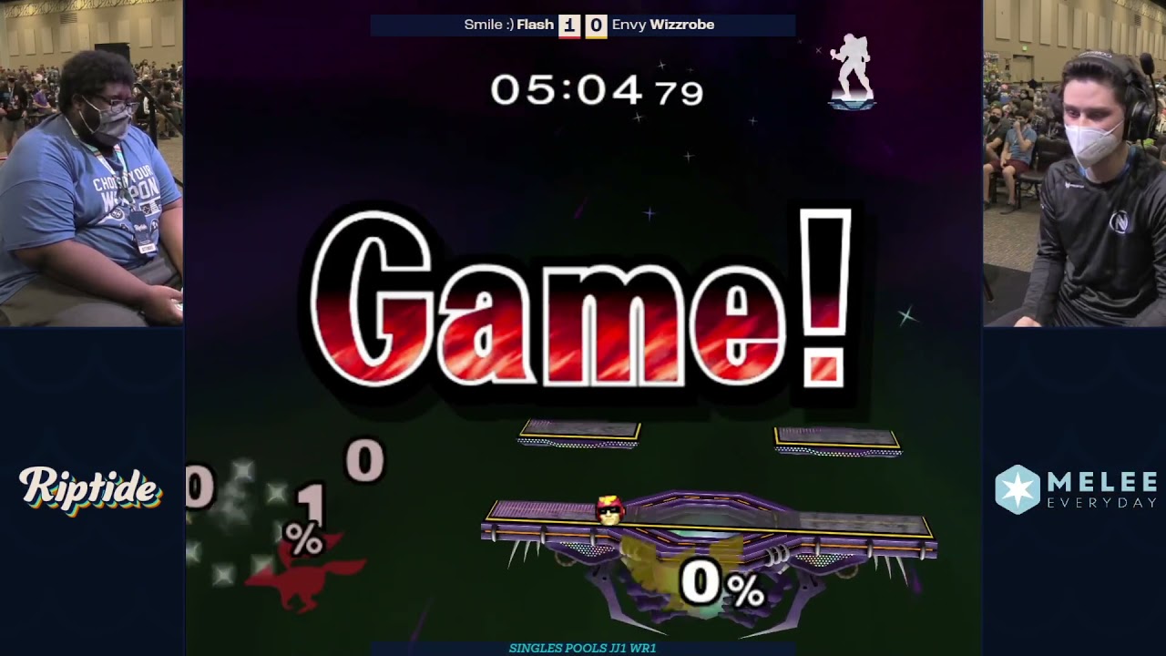 Envy Wizzrobe vs Flash - Singles Bracket Melee: Winners Riptide 2021