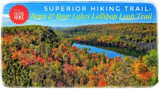 Superior Hiking Trail: Bean & Bear Lakes Lollipop Loop Trail Fall Colors Hike