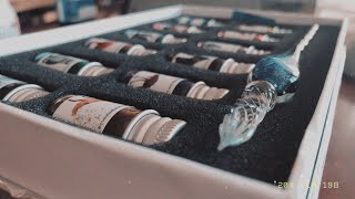 【BGMなし？ASMR？】ガラスペンとインクがわが家にやってきました！！-Unboxing glass pen