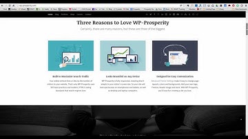 WP-Prosperity WordPress Theme - Home Page Layout Options