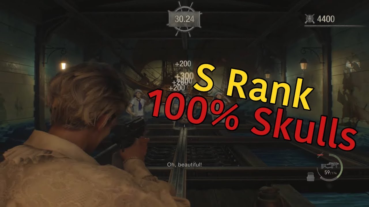 Resident Evil 4 Remake 2-A - S Rank & All Skulls (Professional)