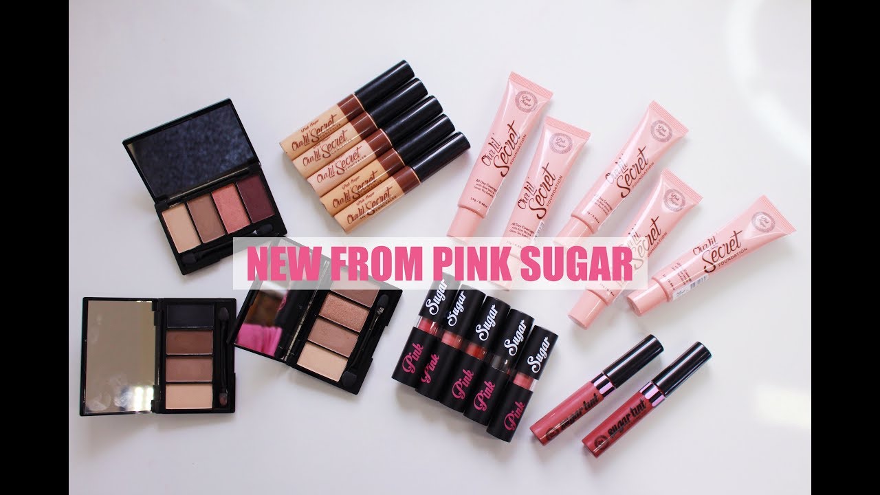 FIRST IMPRESSIONS Pink Sugar's Liquid Foundation, Concealer, Quads