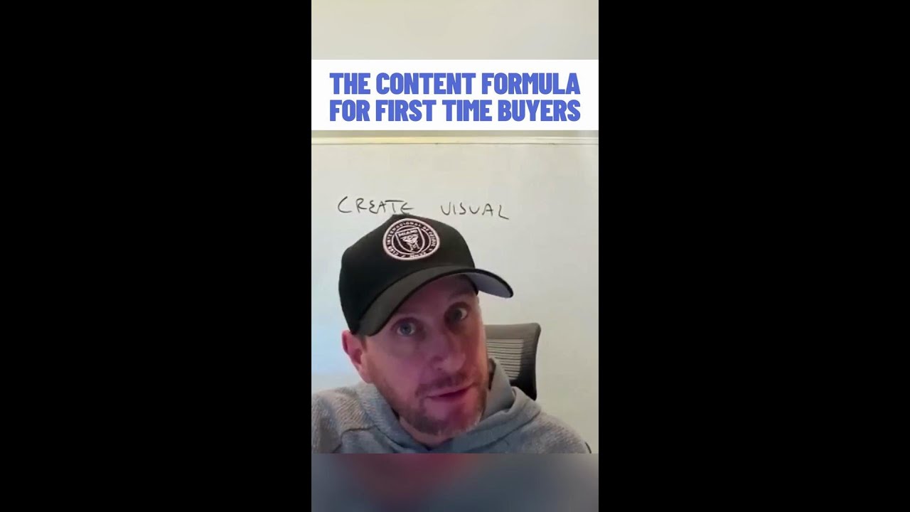 The Content Formula For First Time Buyers