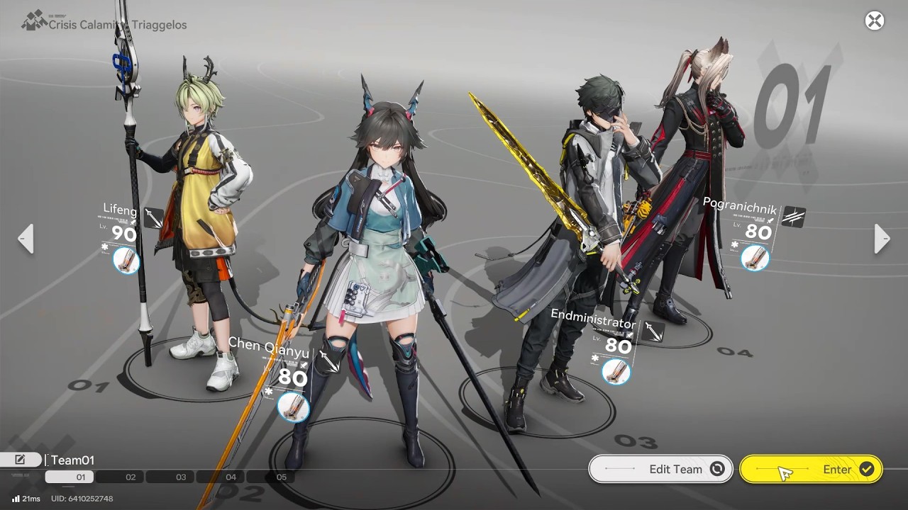 Arknights  Endfield Triaggelos Physical Team TRIMMED Finally!