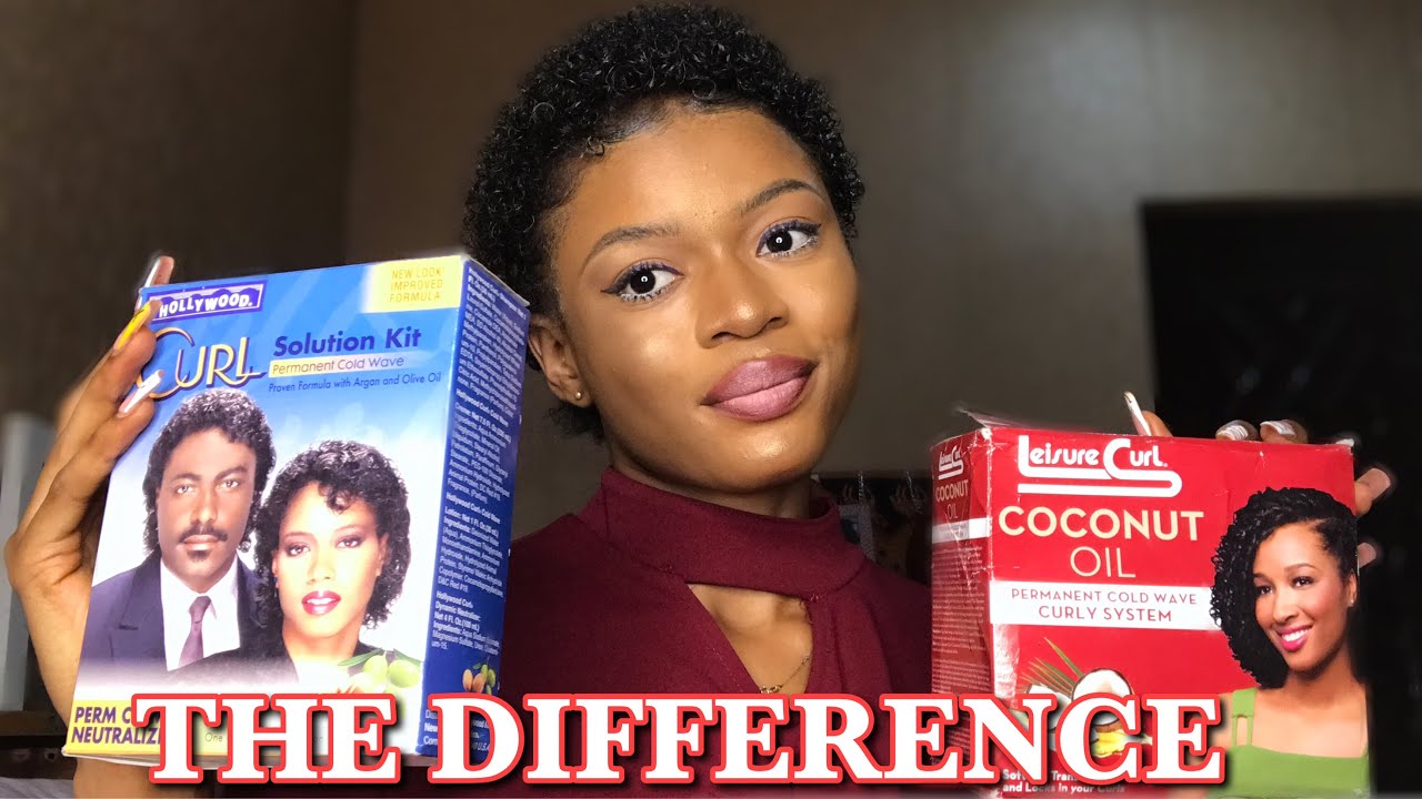 The difference between Leisure curl coconut oil kit and Hollywood curl