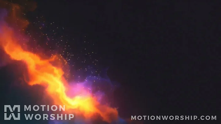 Ember Orange Flame Corner HD Loop by Motion Worship