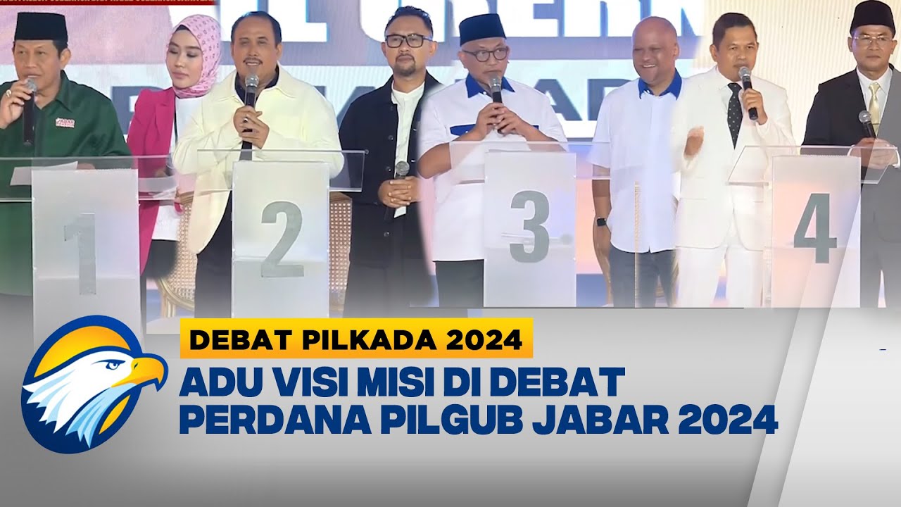 Adu Visi Misi di Debat Perdana Pilgub Jawa Barat 2024 - [Debat Pilkada 2024]