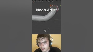 Noob vs Pro artist: creating pipes #blendertutorial #blender #blendercommunity #blender3d #b3d
