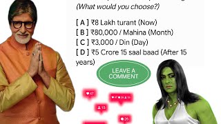 KBC LIVE: Kaun Banega Crorepati? Can We Win 7 Crore? 💸