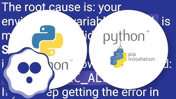 pip install - locale.Error: unsupported locale setting