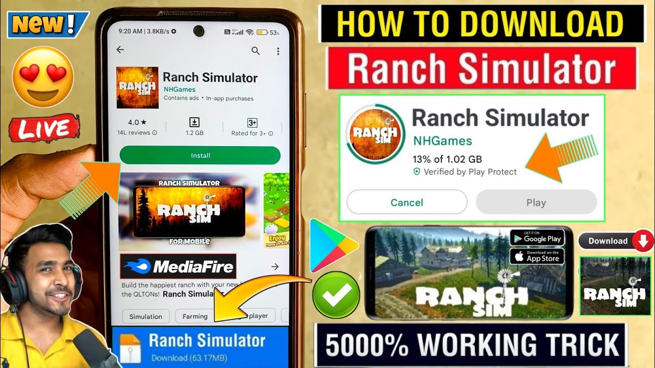 Ranch Simulator In Android  Ranch Simulator Mobile Gameplay