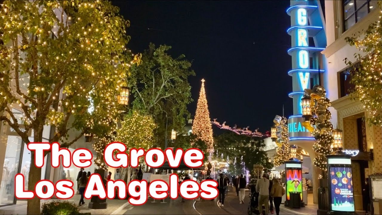 Walking Tour || The Grove || || Farmers Market || in Los Angeles - YouTube
