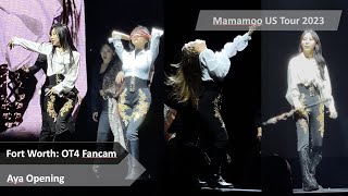20230524 Mamamoo US Tour - Fort Worth: Aya Opening [OT4 Fancam] 3/24