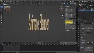 The Different Ways That You Can Animate Text Objects To Create A Title Sequence In Blender 3
