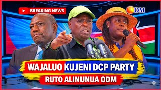 WAJALUO KUJENI DCP PARTY RUTO ALINUNUA ODM !!GACHAGUA SAYS