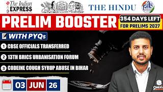 The Hindu News Paper Analysis | 3 June 2026 | Daily Current Affairs by Rishav Sharma Sir
