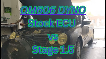 OM606 Dyno: Stock vs Stage 1.5 ECU