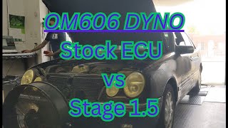OM606 Dyno: Stock vs Stage 1.5 ECU