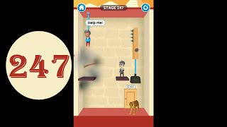 Rescue Cut Level 247 [2021] [HD] rescue cut rope puzzle screenshot 3