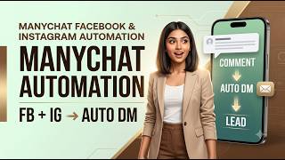 Stop Manually Replying to Every Comment & DM — Let Manychat Automate Your Customer Conversations.