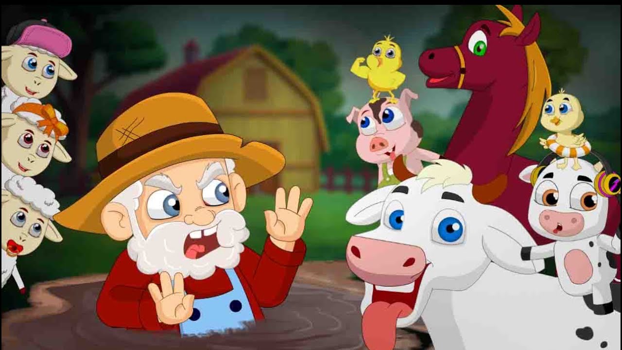 У СТАРОГО МАКДОНАЛЬДА БЫЛА ФЕРМА - Детские стишки для малышей I Kinderarten Learning I Английские...