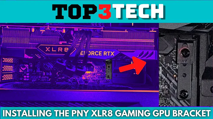 PNY GeForce RTX 4080显卡GPU托架安装教程
