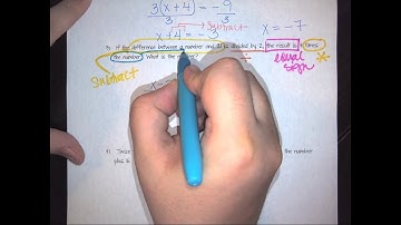 Number Problems - Elementary Algebra