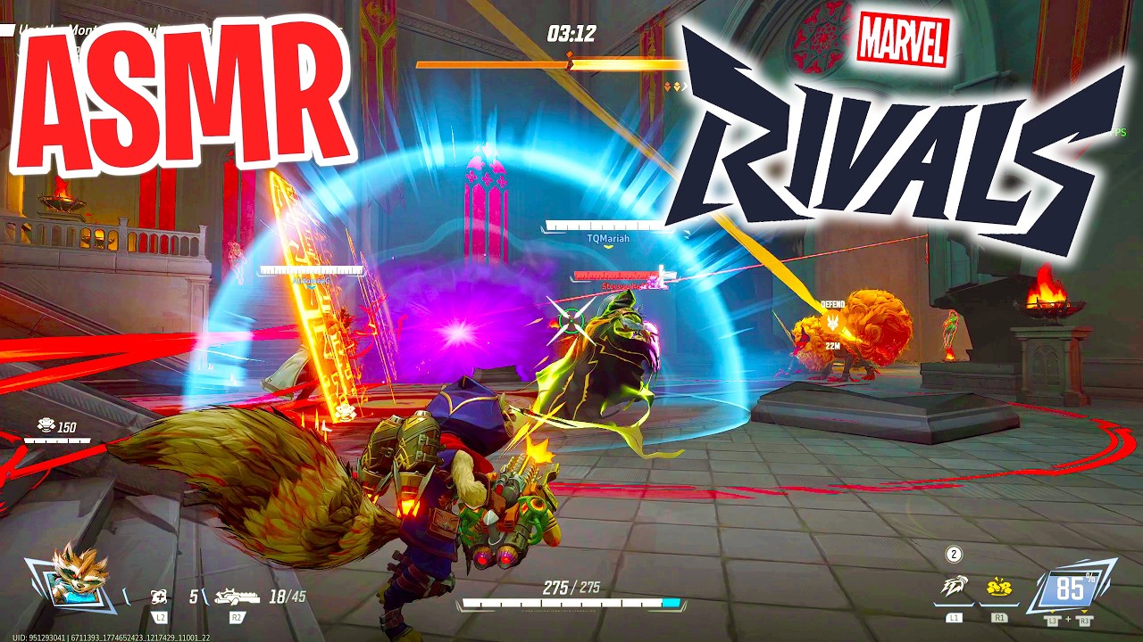 Cozy Marvel Rivals ASMR Gaming 😴 Marvel Rivals 🎮🎧 Relaxing Cozy Clicky Controller Sounds ...