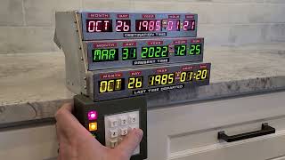 Back to the Future Time Circuits Display DIY with Aluminum Enclosure screenshot 2