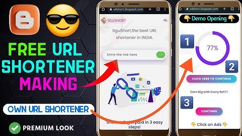 ‼️How I made My Own free Url Shortener Site || Earn Unlimited as Your Traffic || Share & Earn Money