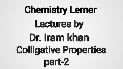 Colligative Properties part-2