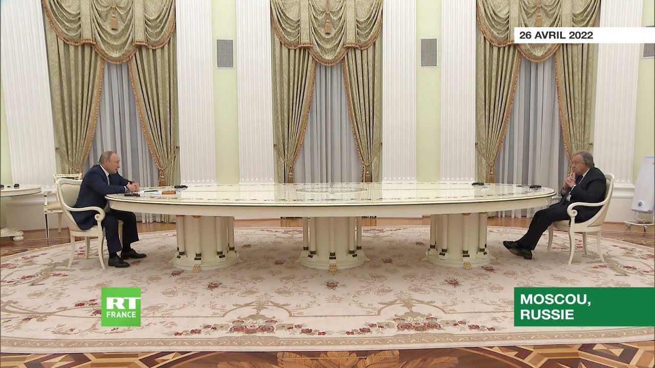 Poutine et Guterres se rencontrent pour la première fois depuis l'intervention russe en Ukraine