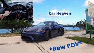 2020 porsche 718 cayman gt4 *raw pov ...