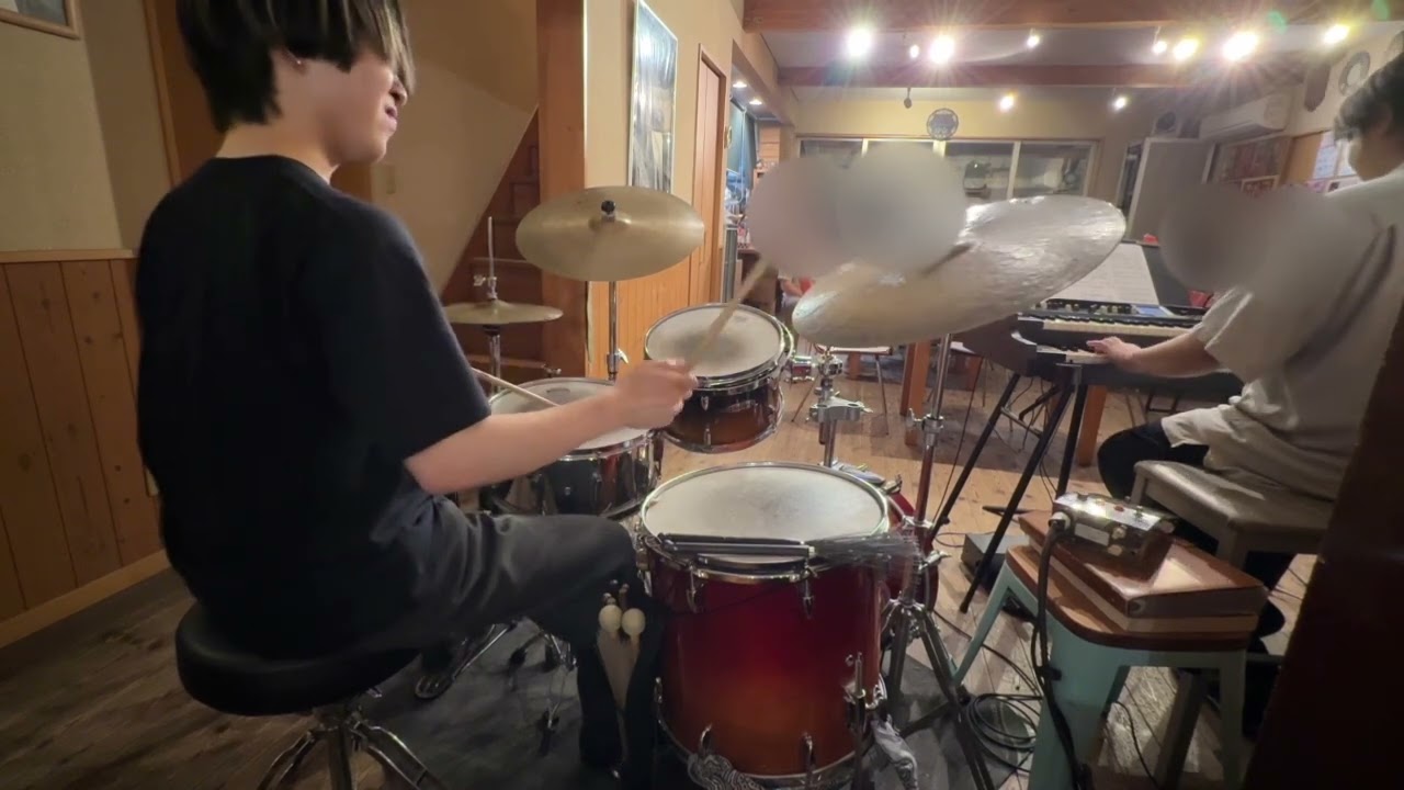 Jazz Drum Solo Lick 39(12小節ブルース編) - YouTube