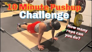 10 Minute Pushup Challenge #3 | Eric Rivera