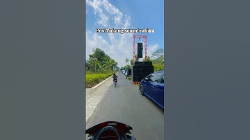 Sound horeg renteng renteng di pinggir jalan