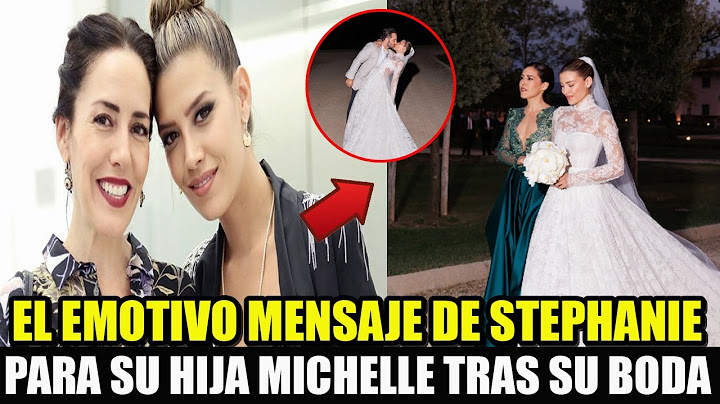 Stephanie Salas manda un emotivo mensaje a su hija Michelle Salas tras su boda😱