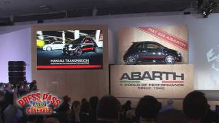 Fiat Abarth Press Conference 2011 LA Auto Show - COMPLETE Fiat 500 Abarth Los Angeles