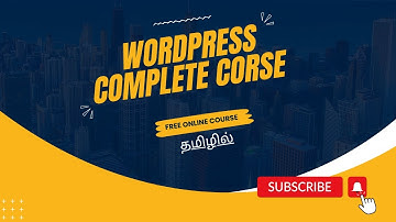 WordPress Complete Tutorial in Tamil using XAMPP