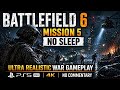 Battlefield 6 Mission 5 No Sleep – Ultra Realistic War Gameplay (PS5 Pro) 4K No Commentary